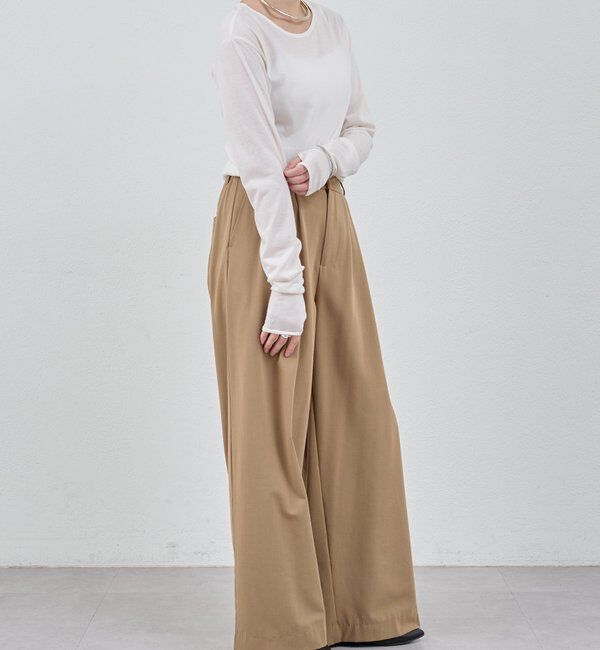  「シアーロングスリーブTEE」|Tシャツ・カットソー|