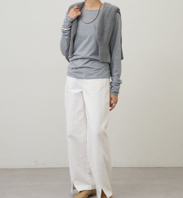  「シアーロングスリーブTEE」|Tシャツ・カットソー|