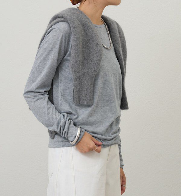  「シアーロングスリーブTEE」|Tシャツ・カットソー|