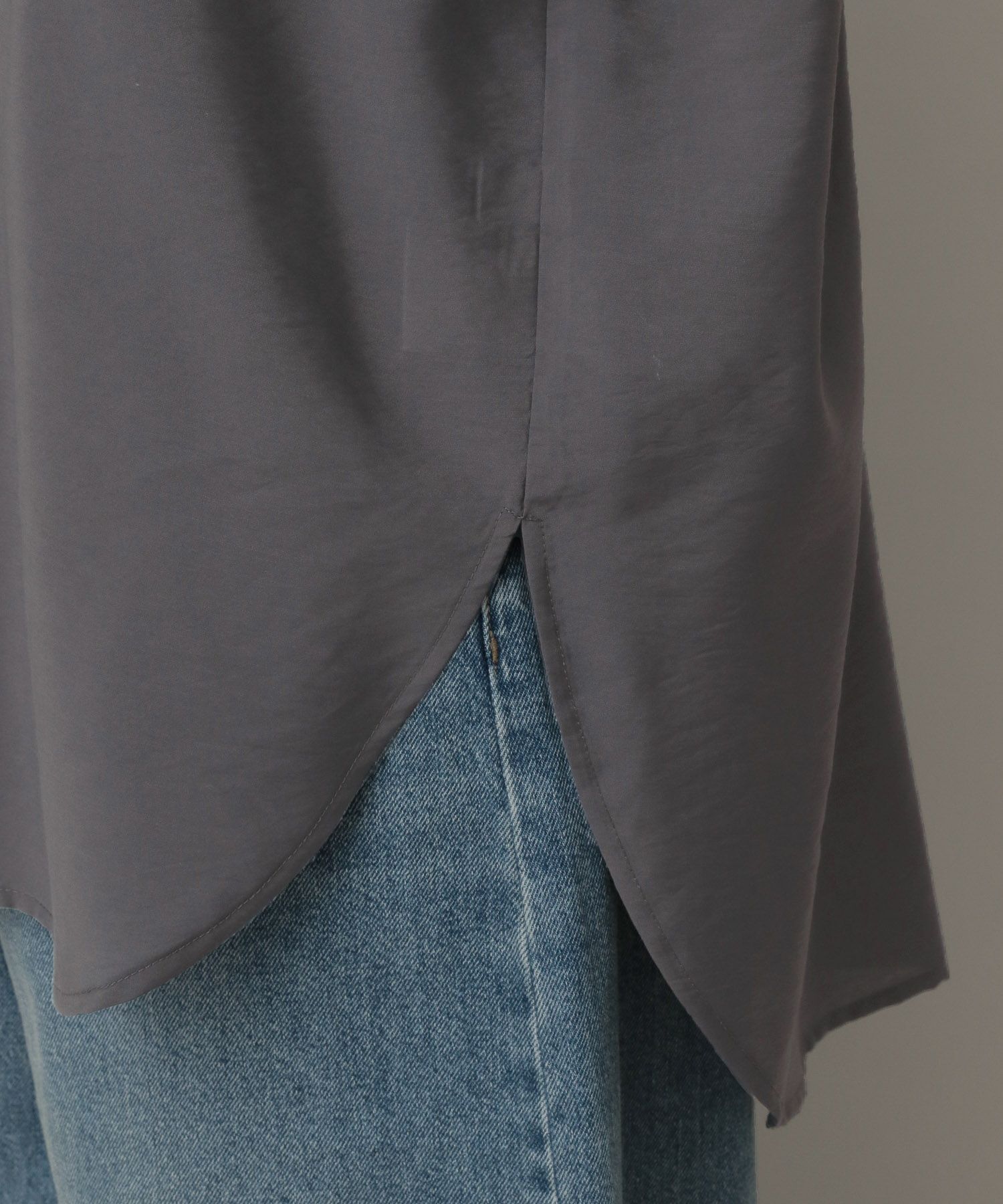 A part by 「【洗える】シアーカイキンBIGシャツ」|シャツ・ブラウス|