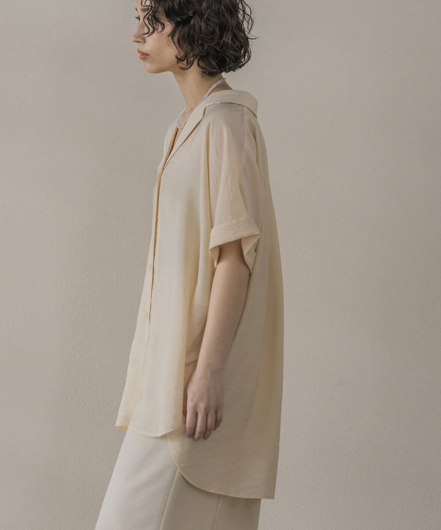 A part by 「【洗える】シアーカイキンBIGシャツ」|シャツ・ブラウス|