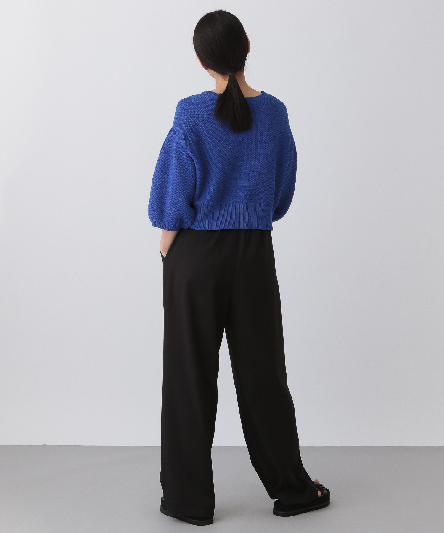 A part by 「コンパクトパフカーディガン_半袖」|カーディガン|