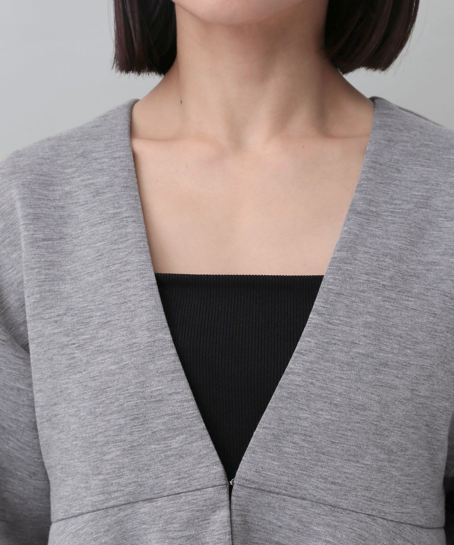 A part by 「【e/rm】ペプラムカーディガンセットドレスワンピース」|ワンピース|