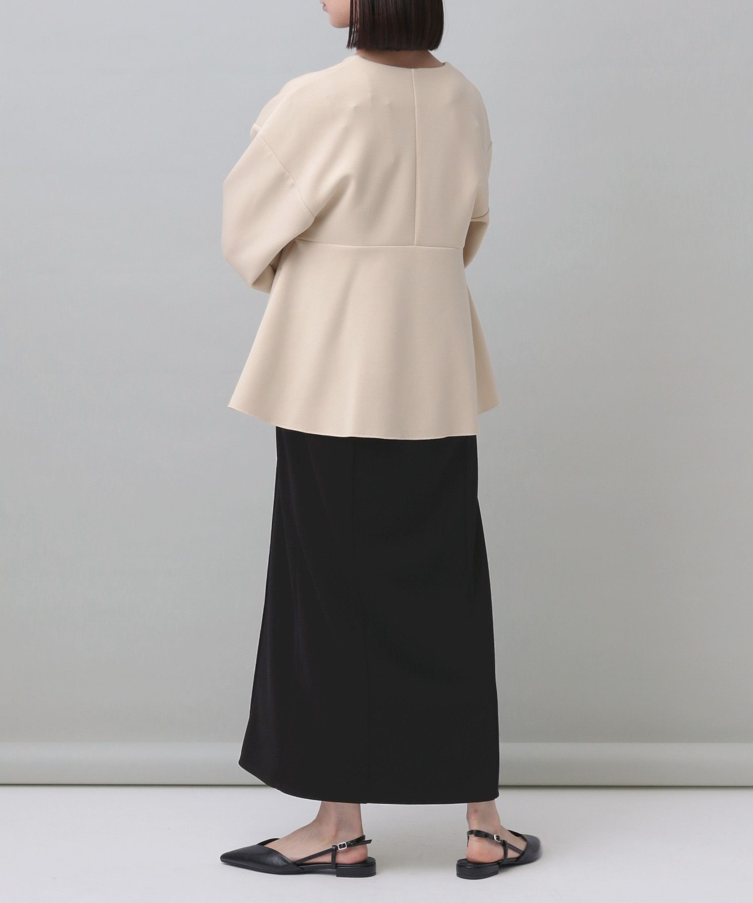 A part by 「【e/rm】ペプラムカーディガンセットドレスワンピース」|ワンピース|