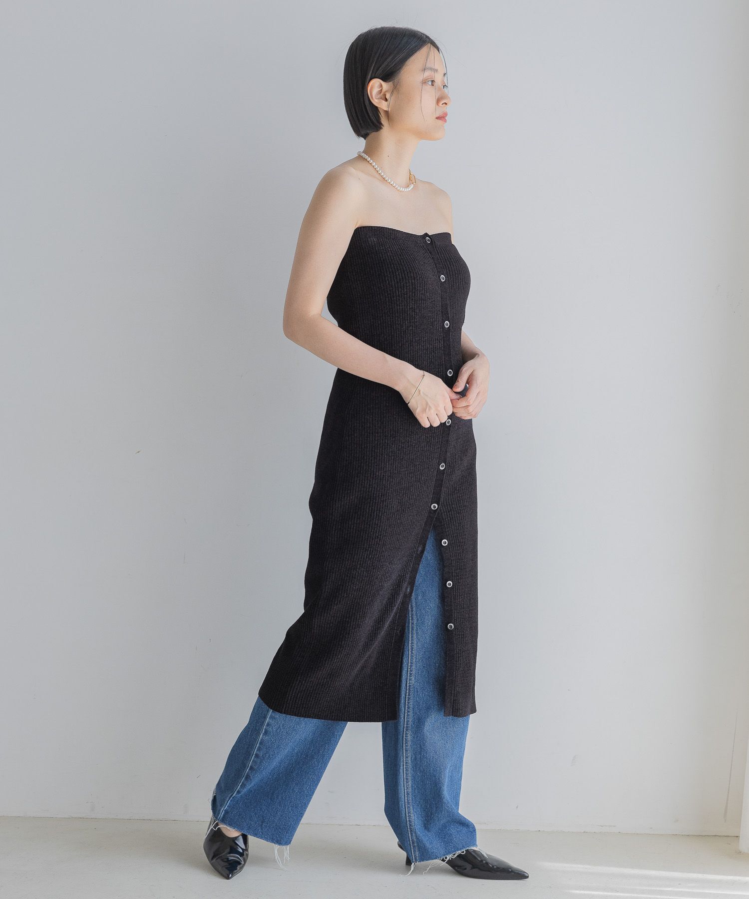 A part by 「2WAYモールニットベアワンピース」|ワンピース|