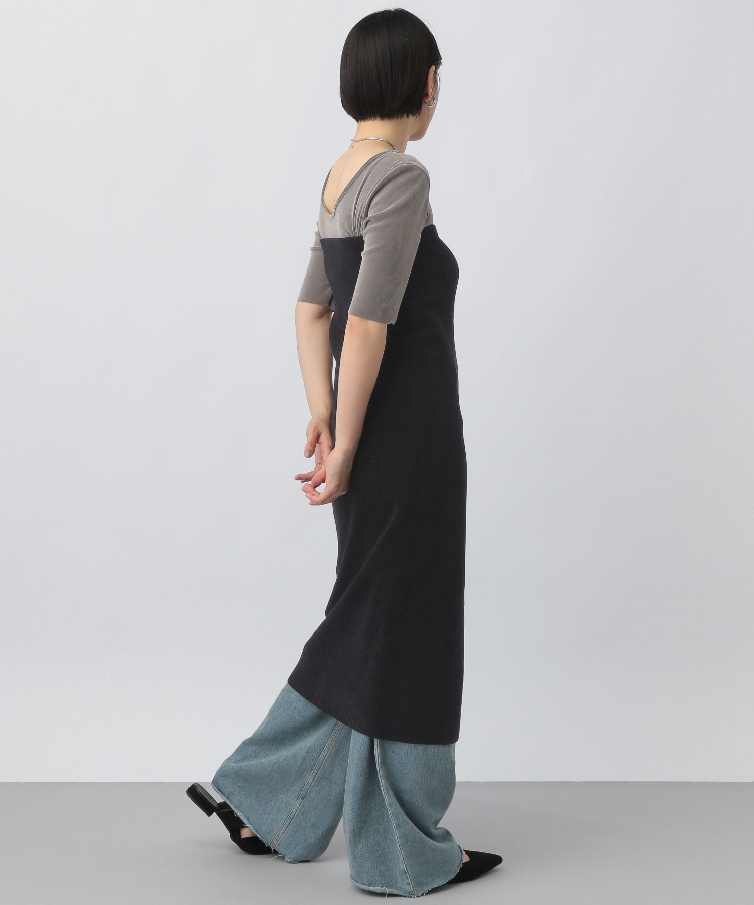 A part by 「2WAYモールニットベアワンピース」|ワンピース|