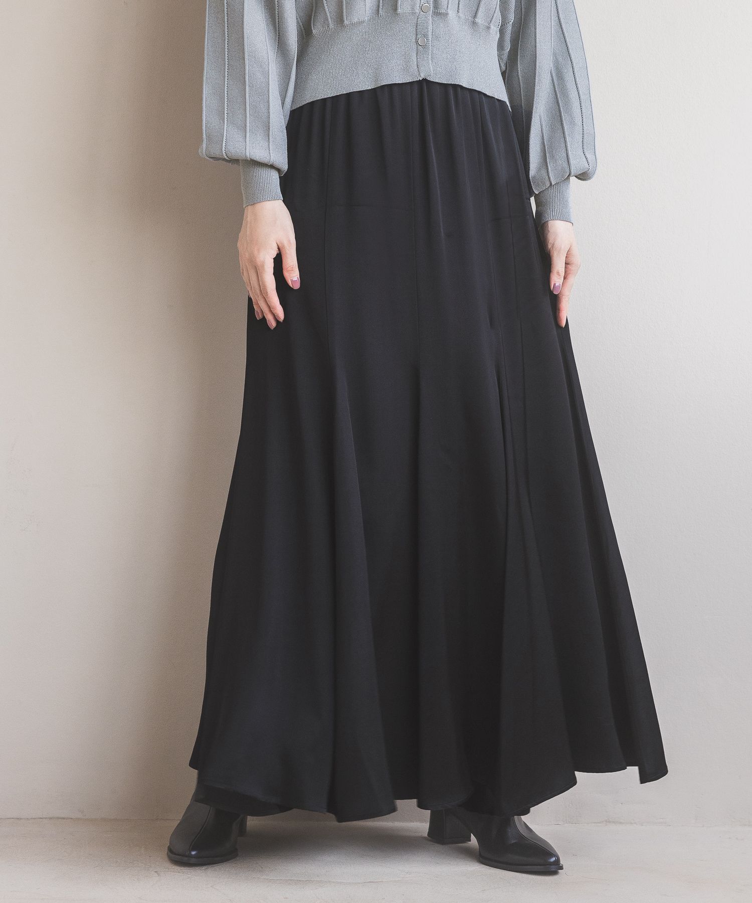 A part by 「ビスコースマーメイドスカート」|スカート|ブラック