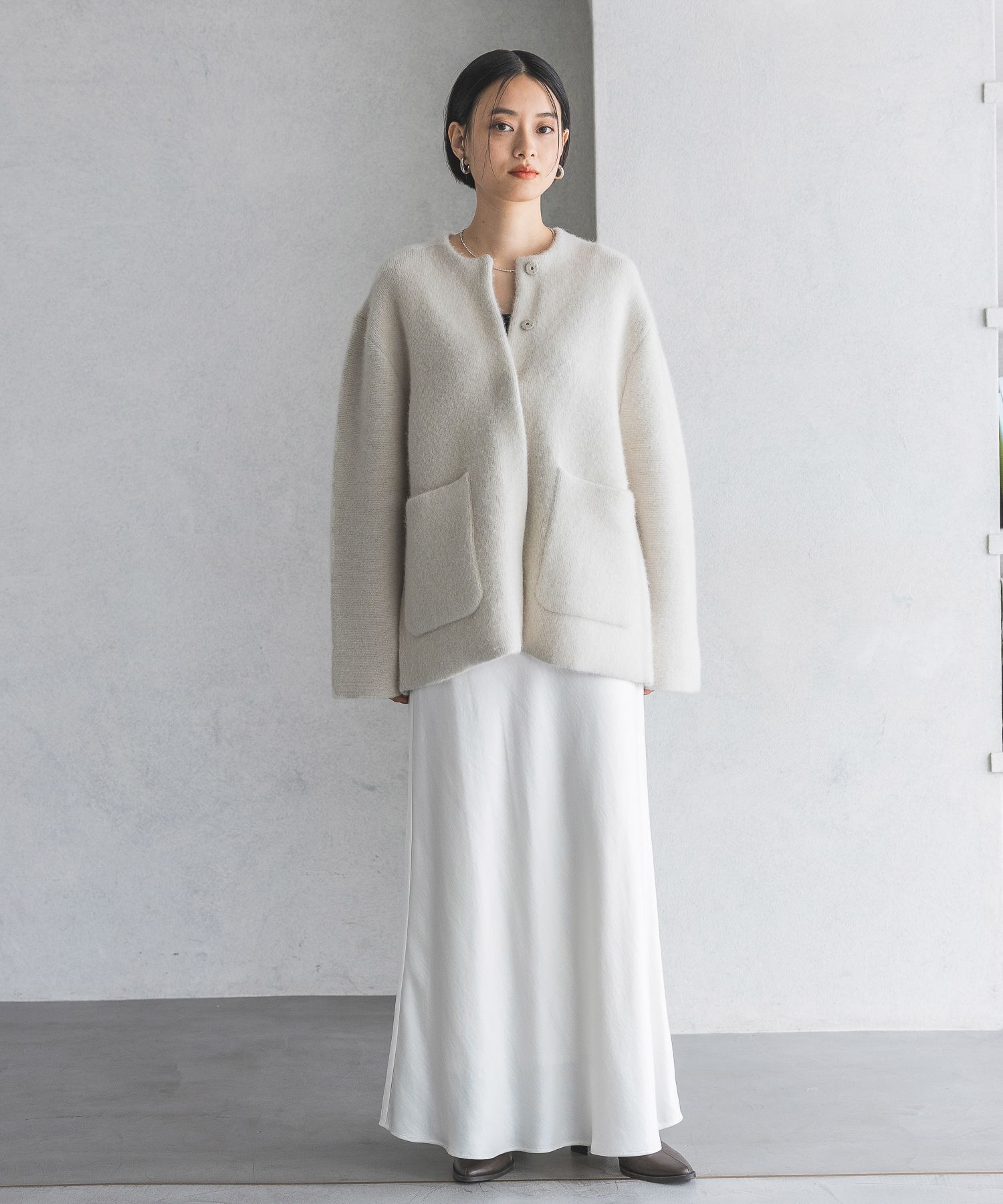 A part by 「シルクライクナロースカート」|スカート|