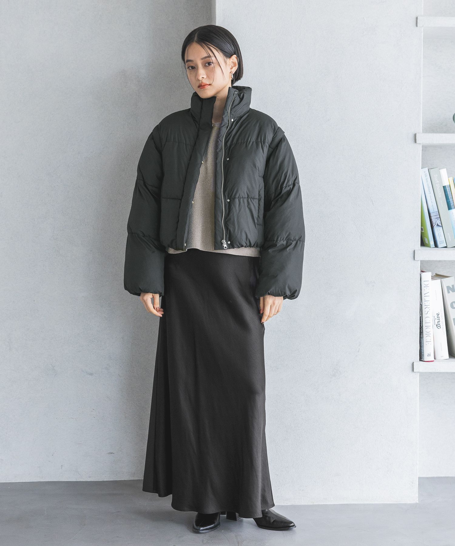 A part by 「シルクライクナロースカート」|スカート|