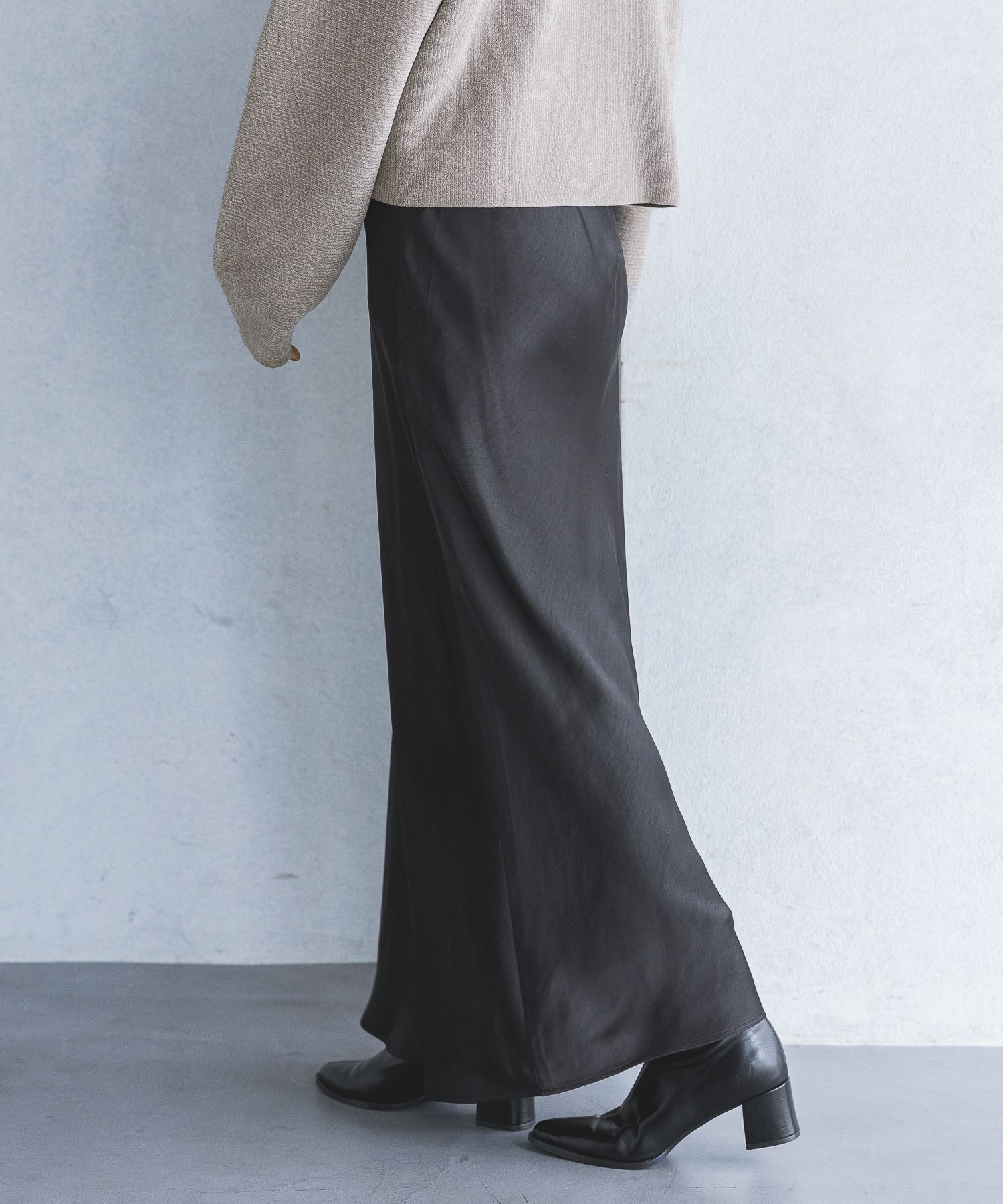 A part by 「シルクライクナロースカート」|スカート|