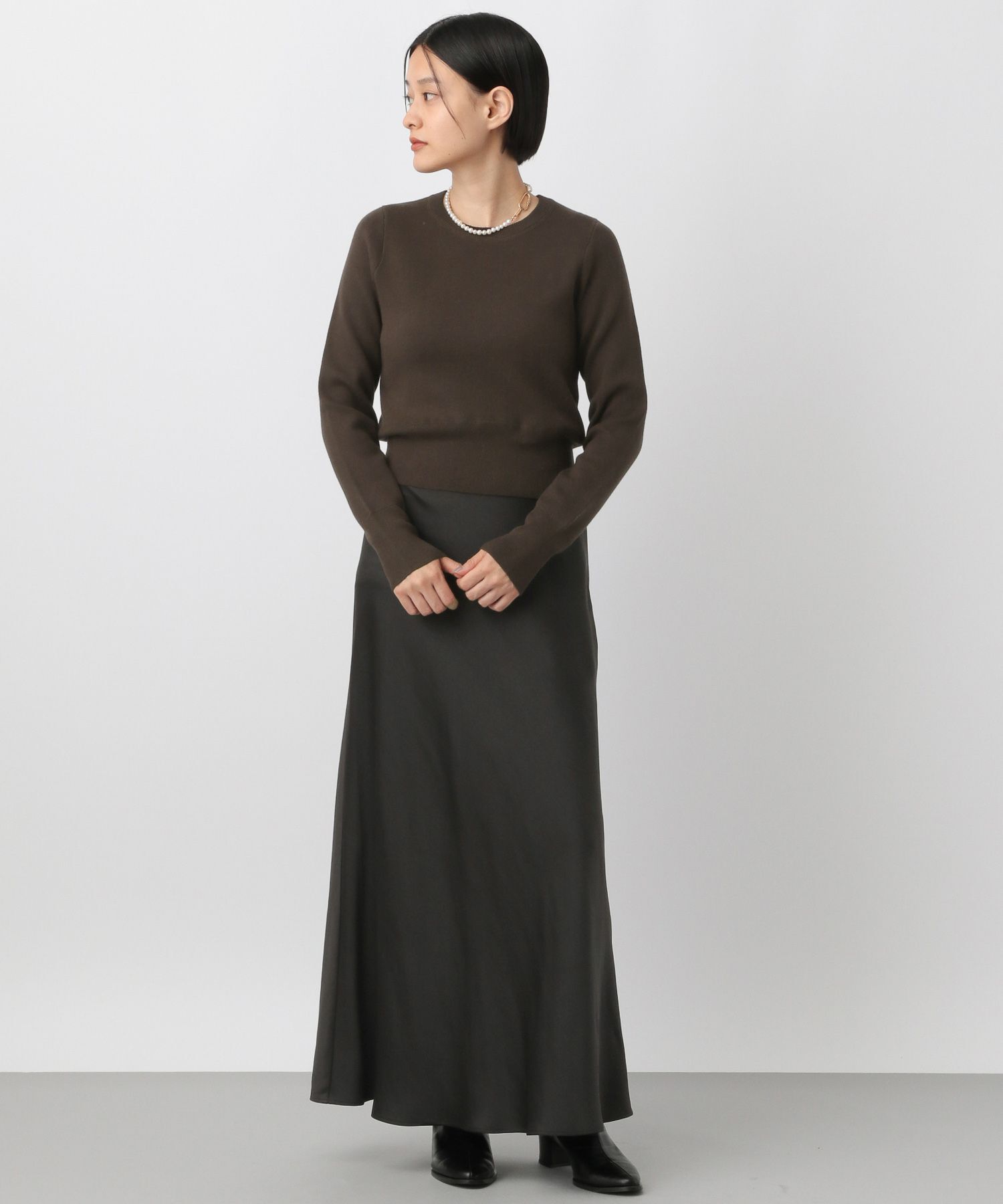 A part by 「シルクライクナロースカート」|スカート|