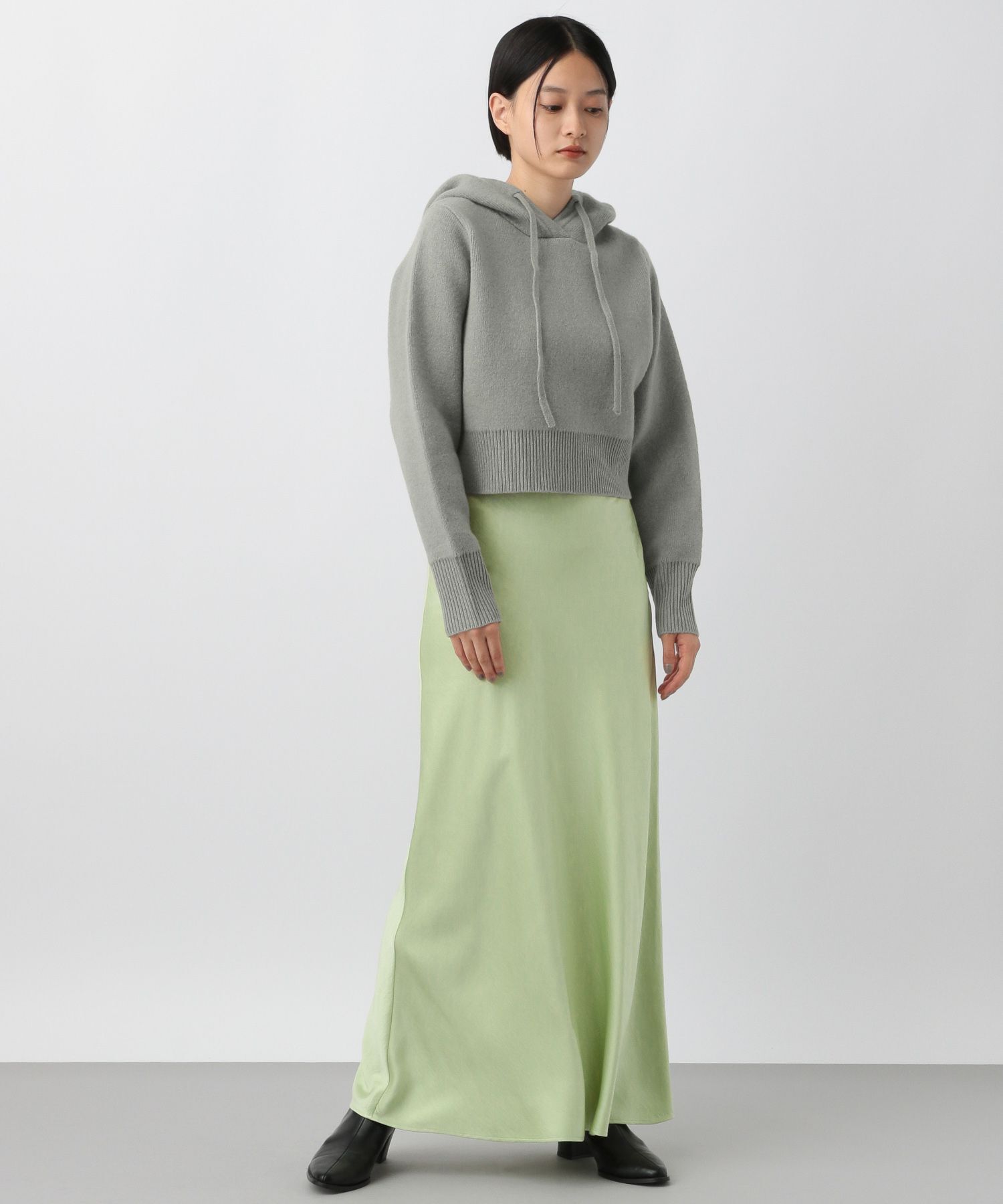 A part by 「シルクライクナロースカート」|スカート|