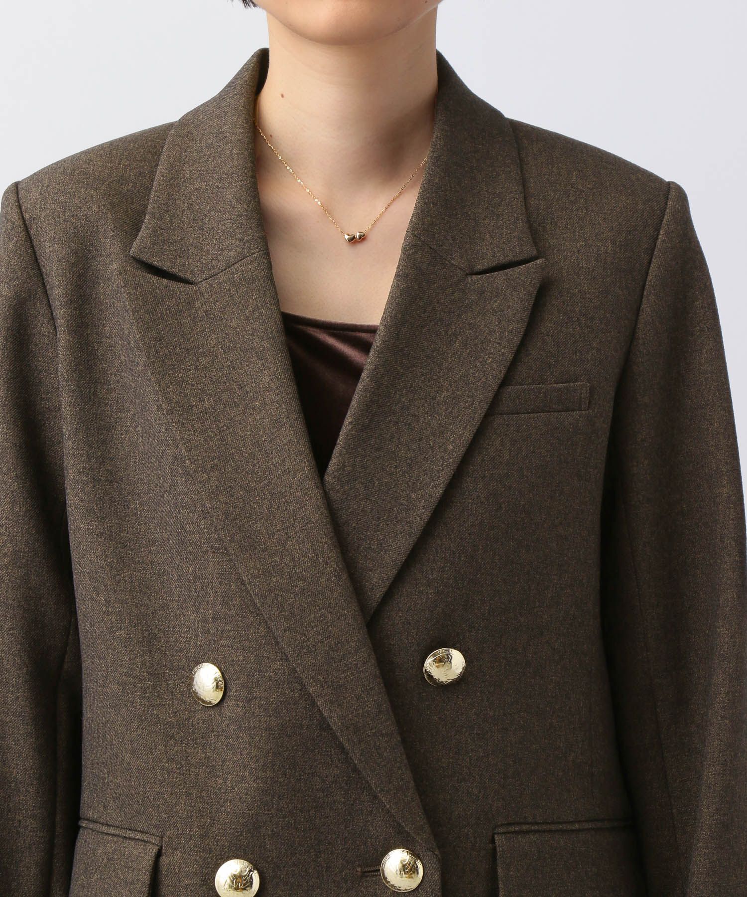 A part by 「【セットアップ対応】Ｗテーラードスリットジャケット」|テーラードジャケット|