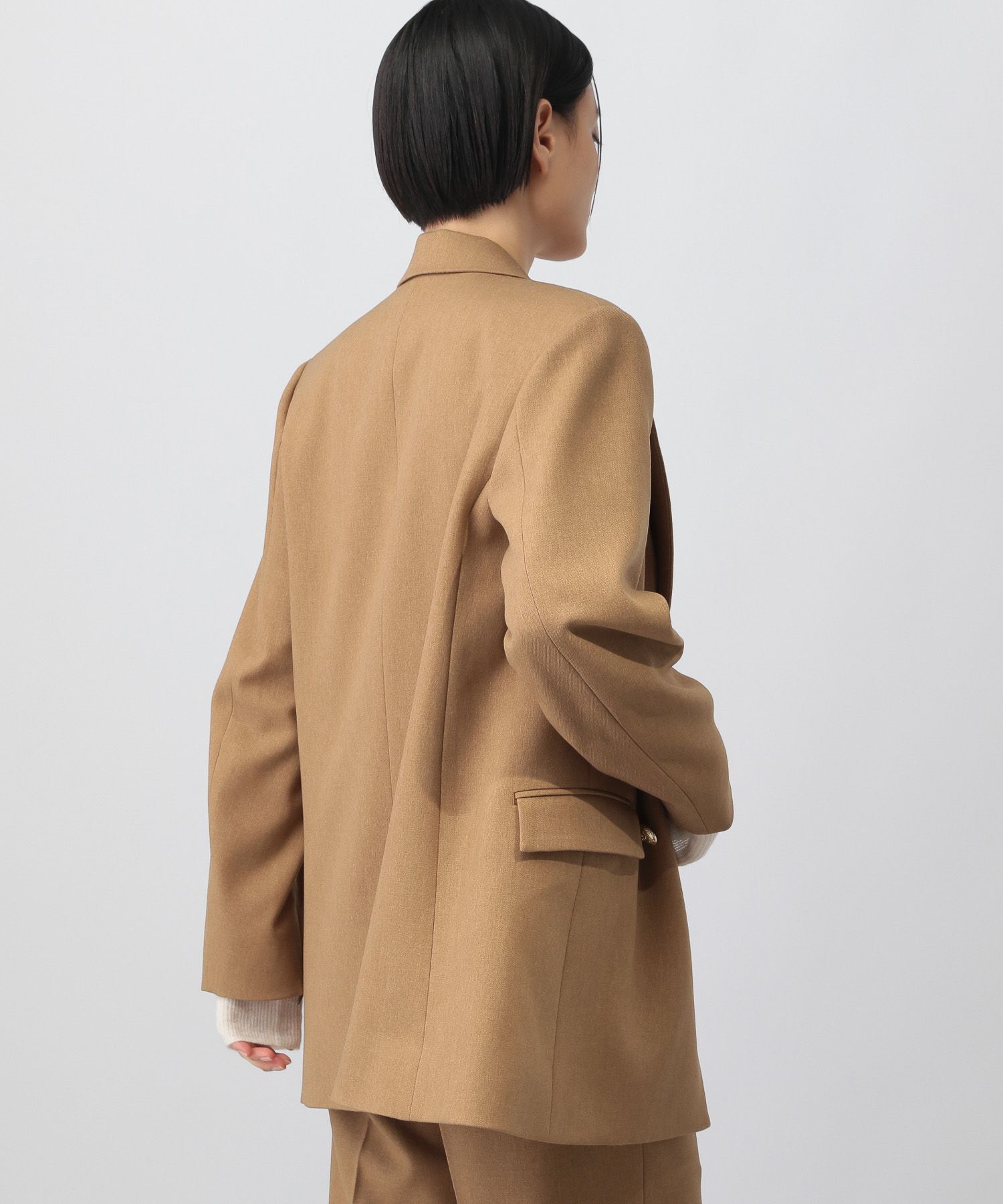 A part by 「【セットアップ対応】Ｗテーラードスリットジャケット」|テーラードジャケット|