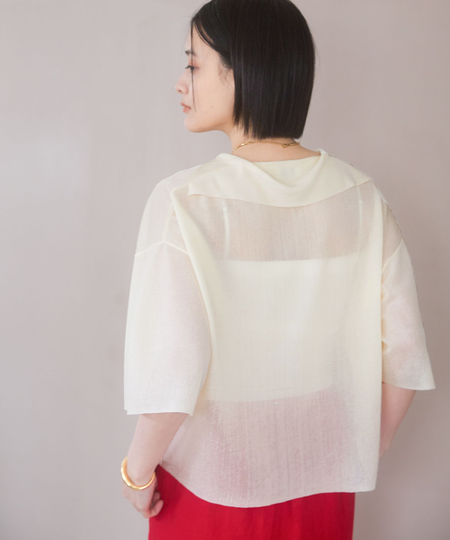 A part by 「シアーカイキンニットカーディガン」|ニット・セーター|