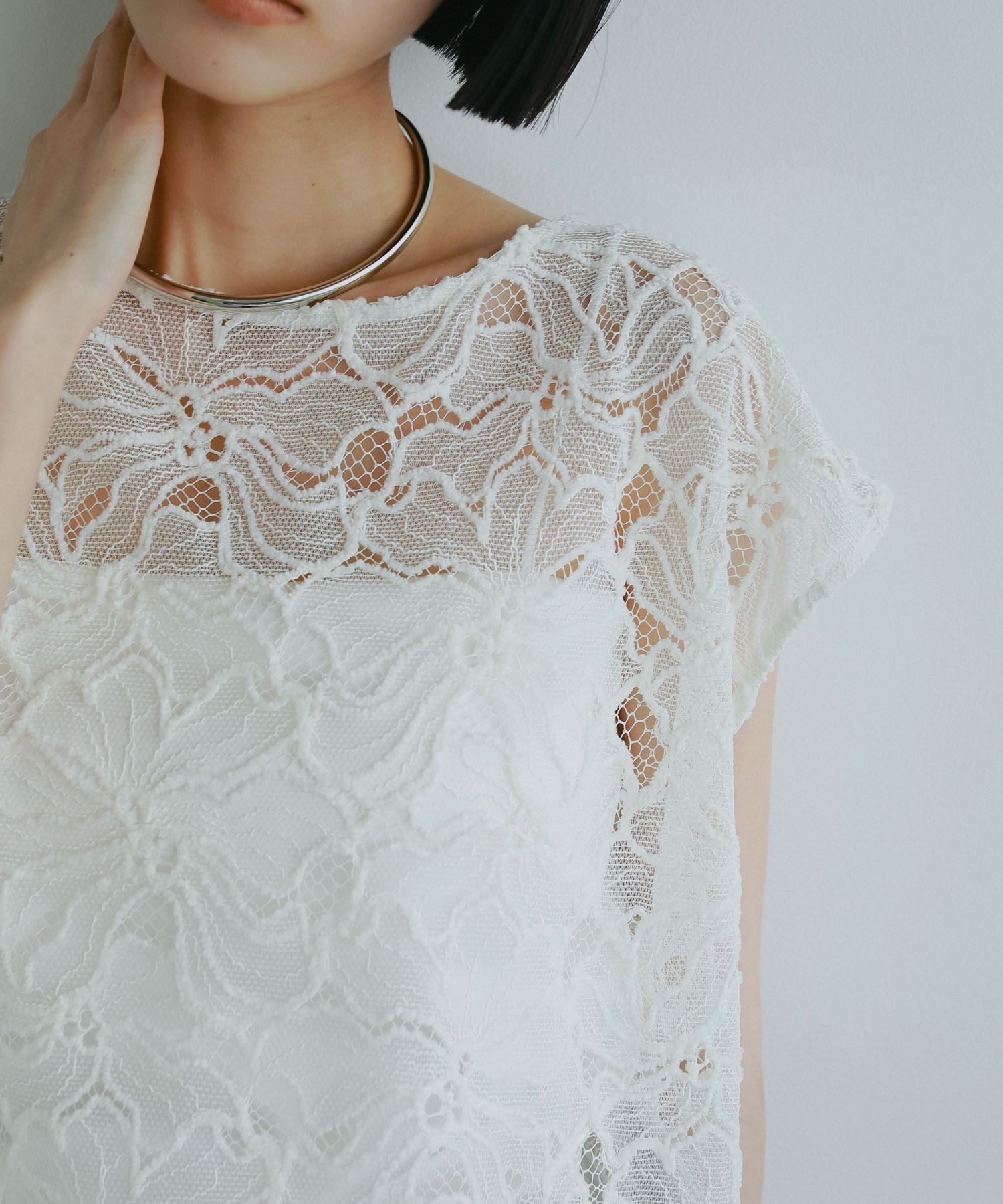 A part by 「モールレースプルオーバーフレンチスリーブ」|シャツ・ブラウス|