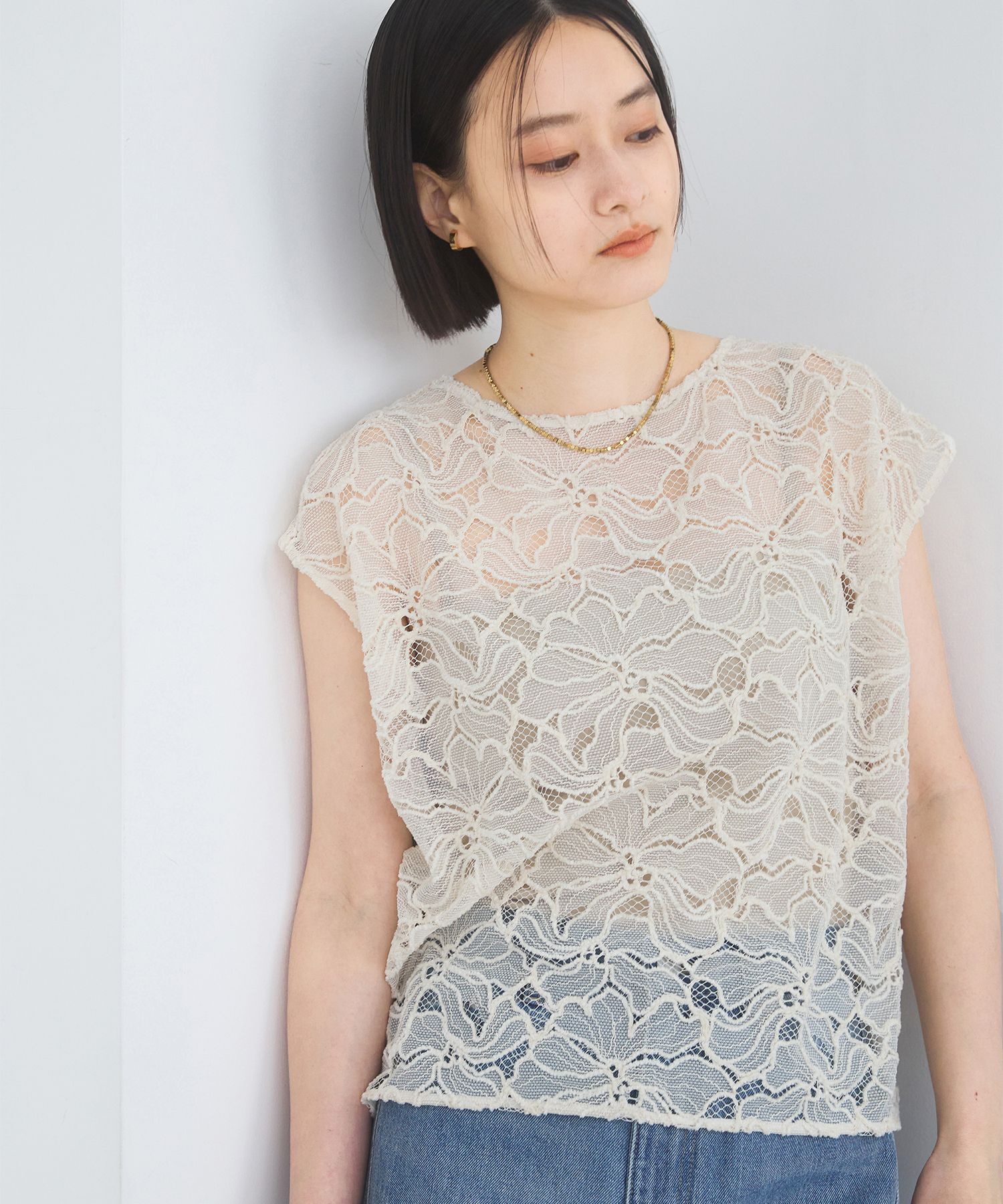 A part by 「モールレースプルオーバーフレンチスリーブ」|シャツ・ブラウス|