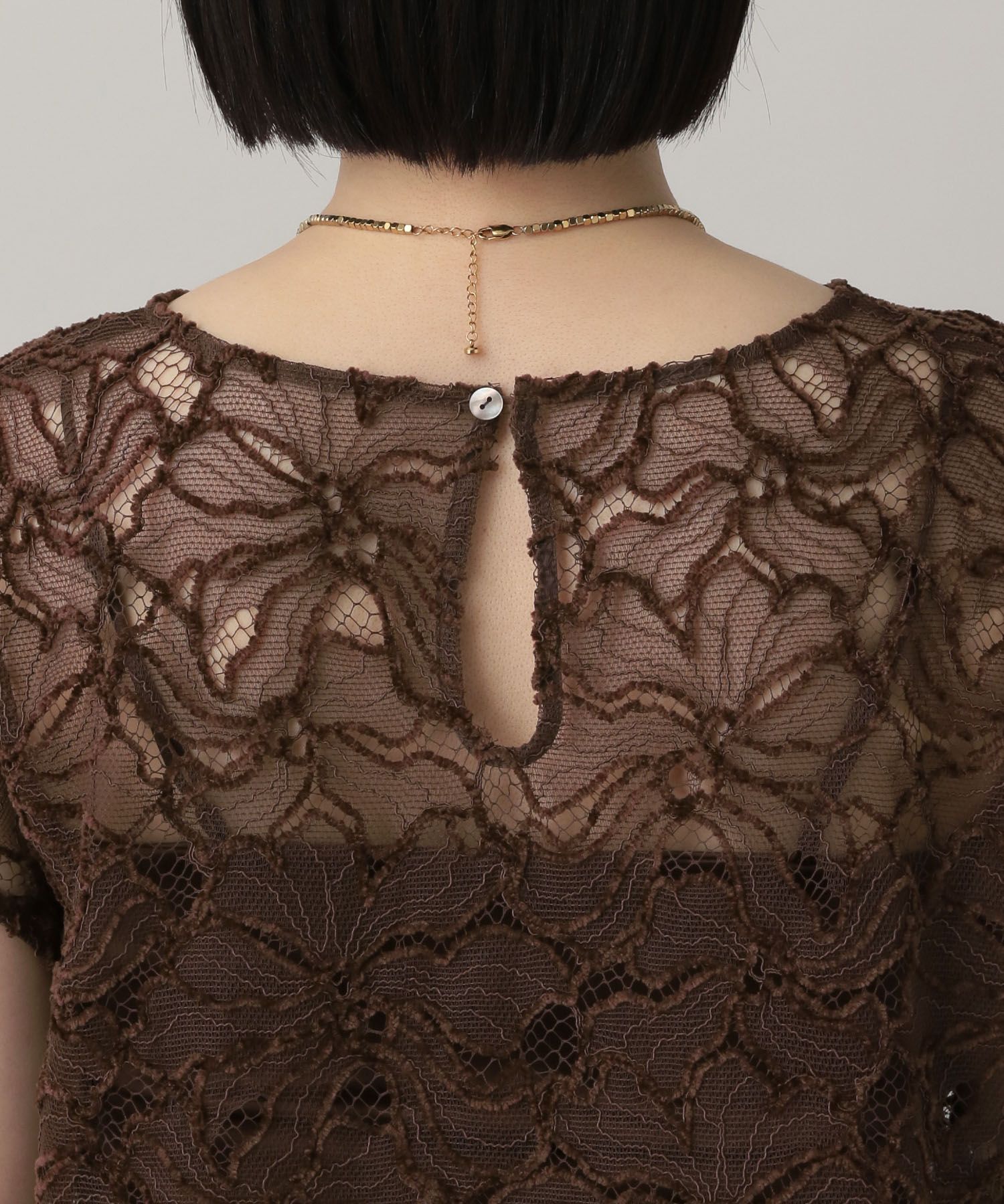 A part by 「モールレースプルオーバーフレンチスリーブ」|シャツ・ブラウス|