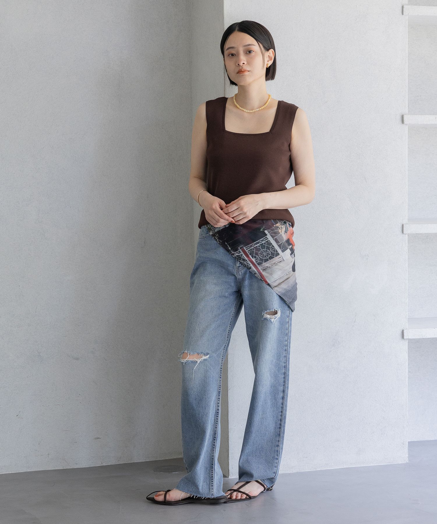 A part by 「FROZZEE2WAYタンクトップ」|ニット・セーター|