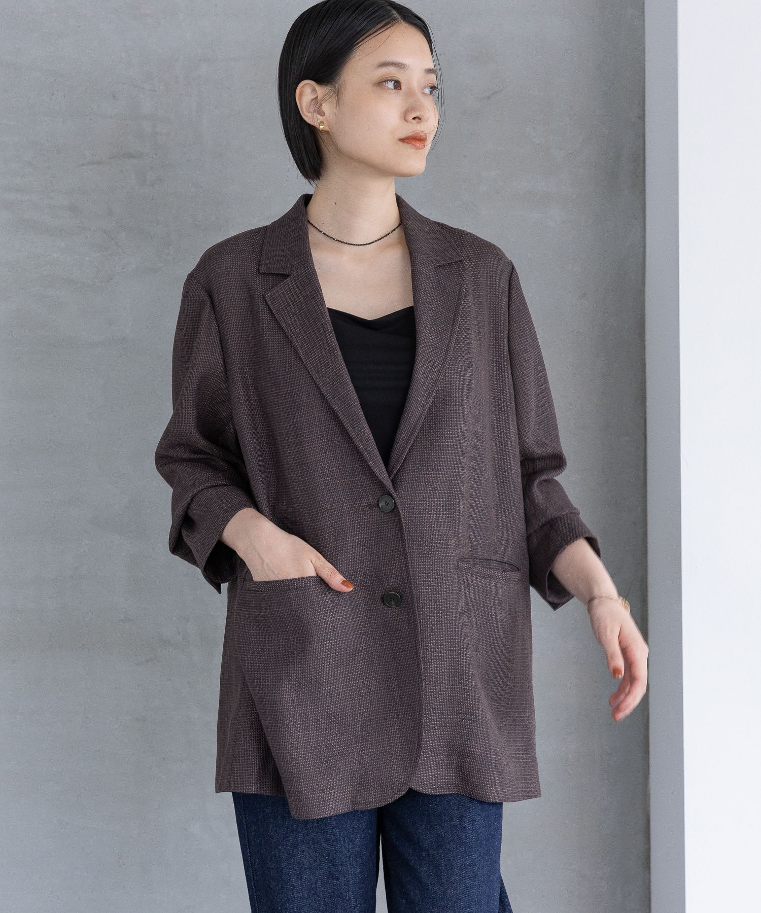 A part by 「ツイーディーカラミジャケット」|その他|ブラウン