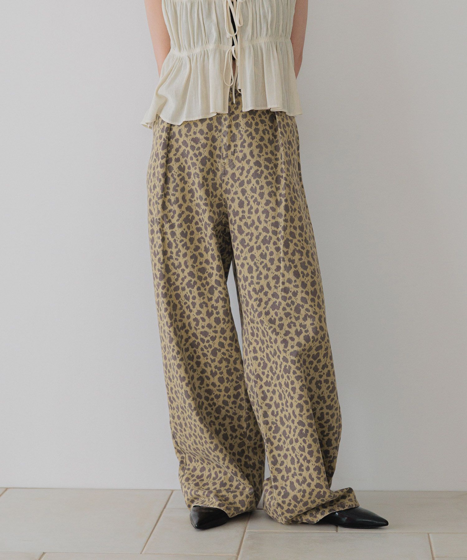 LOWRYS FARM「タックワイドデニム」|デニム|ﾋｮｳ