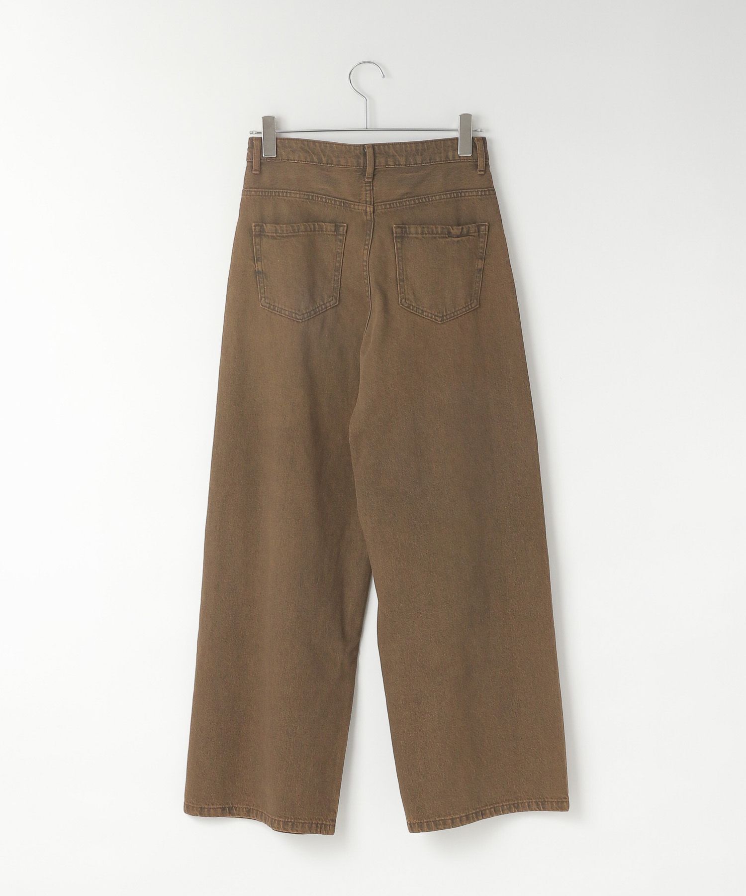 LOWRYS FARM「タックワイドデニム」|デニム|