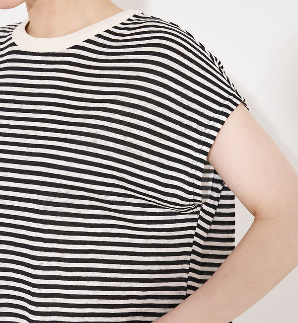 collex「【WEB限定】フレンチスリーブボーダーTシャツ」|Tシャツ・カットソー|