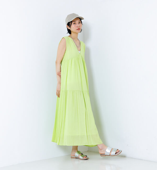 collex「【WEB限定】シアーメランジワンピース」|ワンピース|