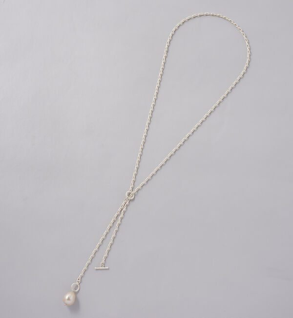 collex「【Ljud/ユード】ガラスドロップパールネックレス」|ネックレス|