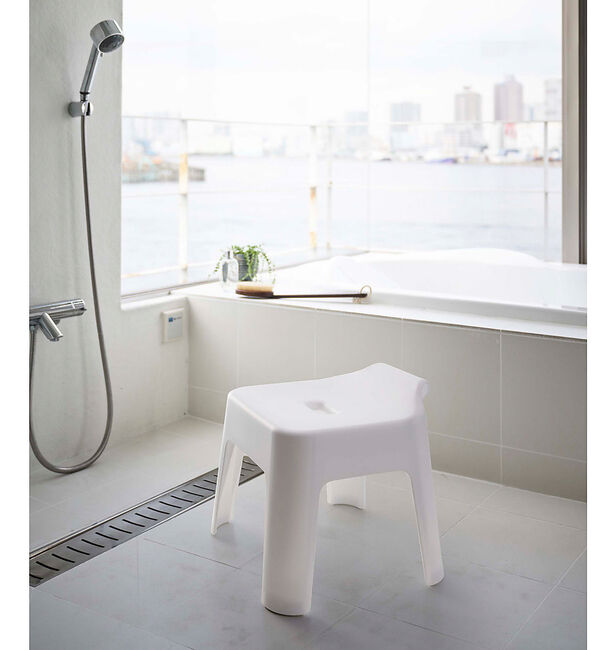collex「【tower】 引っ掛け風呂イス 30cm」|その他|ホワイト