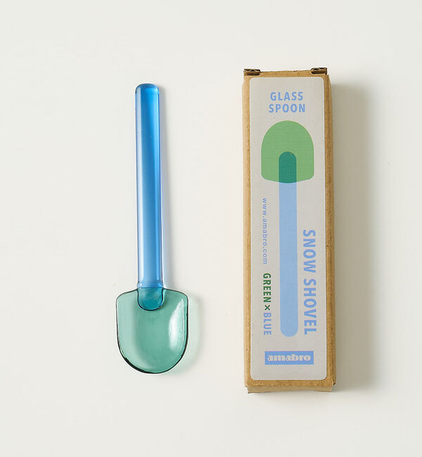 collex「【amabro/アマブロ】 SNOW SHOVEL  耐熱ガラス ティースプーン」|食器・キッチングッズ|