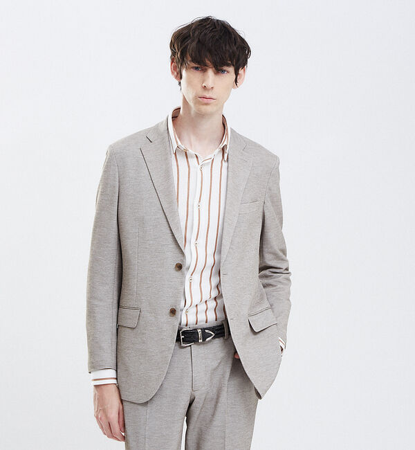 ABAHOUSE「【Recency of Mine】FLEX パリネハニカム ジャケット」|テーラードジャケット|