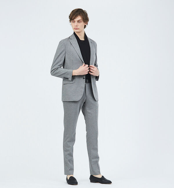 ABAHOUSE「【セットアップ対応】モックロディ WFバックメッシュ ジャケット」|テーラードジャケット|