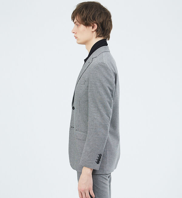 ABAHOUSE「【セットアップ対応】モックロディ WFバックメッシュ ジャケット」|テーラードジャケット|