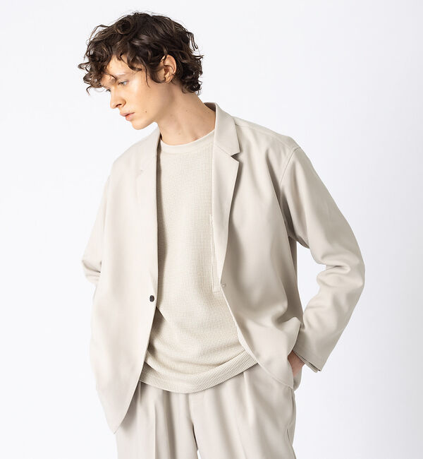 MYSELF ABAHOUSE「【MYSELF ABAHOUSE】POLY WOOLLY TWILL ポリウーリ」|その他|ベージュ