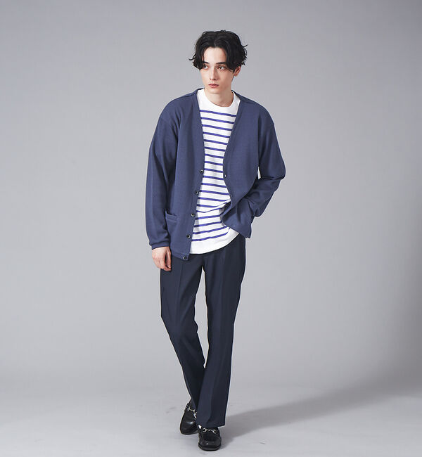 MYSELF ABAHOUSE「ルーズシルエット ローゲージ 鹿の子 カーディガン」|カーディガン|