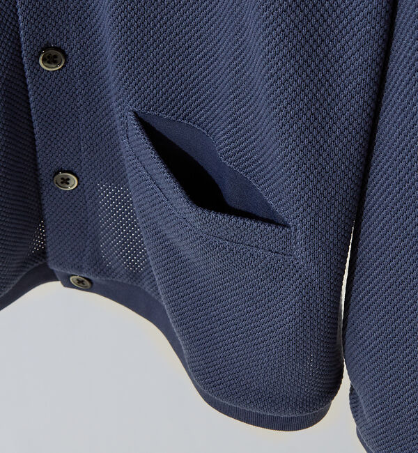 MYSELF ABAHOUSE「ルーズシルエット ローゲージ 鹿の子 カーディガン」|カーディガン|