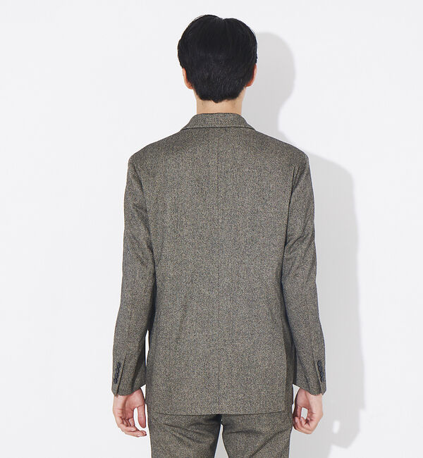ABAHOUSE「【セットアップ対応/FLEX JACKET】オーロラツイード ストレッチ ジャケ」|テーラードジャケット|