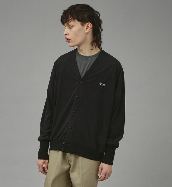 ABAHOUSE「【PENNEY'S】ペニーズ キツネ/ペニーズ フォックス/THE FOX ワッ」|カーディガン|ブラック