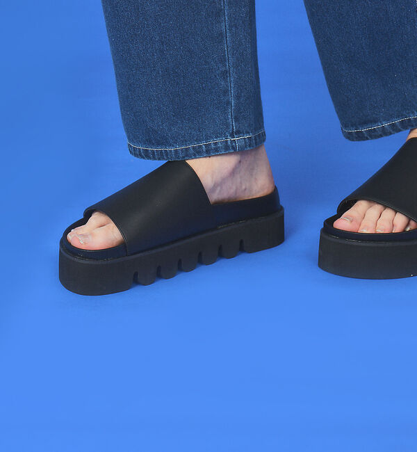 ABAHOUSE「ネオレザー　選べるボリュームソールサンダル / シャークソール / キャタピラー」|サンダル|