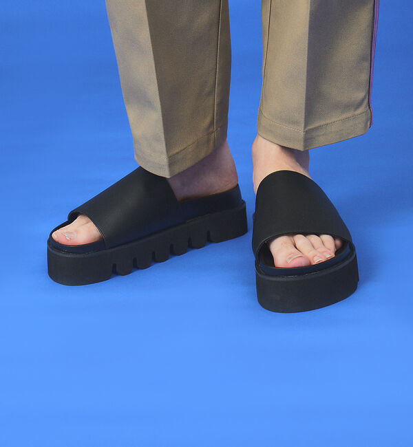 ABAHOUSE「ネオレザー　選べるボリュームソールサンダル / シャークソール / キャタピラー」|サンダル|