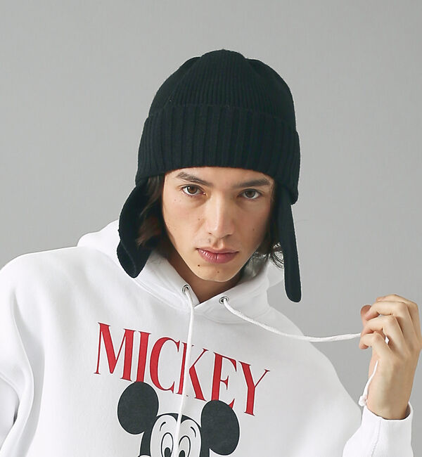 ABAHOUSE「【UNIVERSAL OVERALL/ユニバーサルオーバーオール】イヤーフラップ」|その他|ブラック