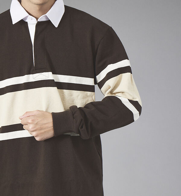 ABAHOUSE「【BARBARIAN / バーバリアン】 12oz ロングスリーブ パネルボーダ」|スウェット・ジャージ|