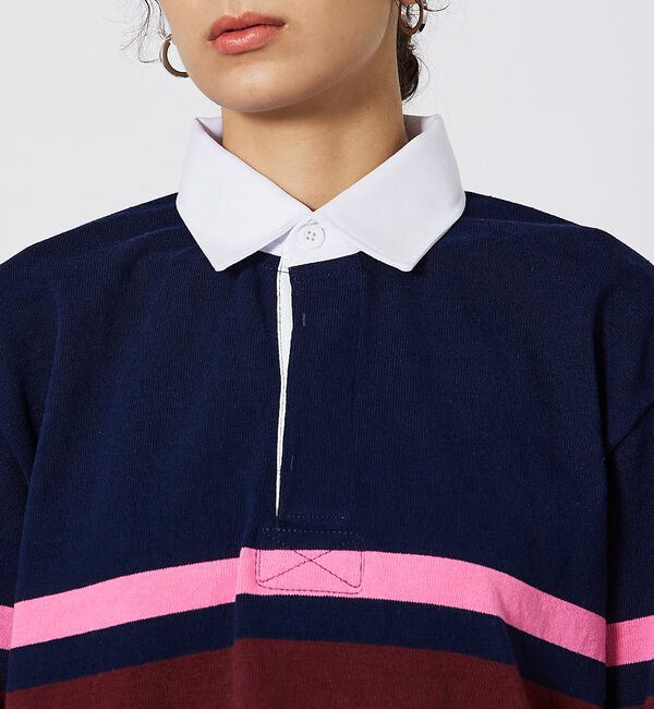 ABAHOUSE「【BARBARIAN / バーバリアン】 12oz ロングスリーブ パネルボーダ」|スウェット・ジャージ|