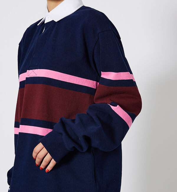 ABAHOUSE「【BARBARIAN / バーバリアン】 12oz ロングスリーブ パネルボーダ」|スウェット・ジャージ|