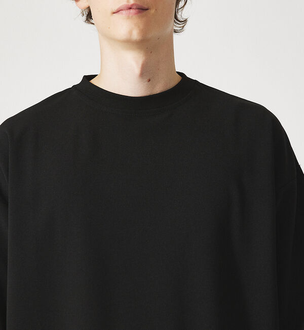 ABAHOUSE「【AH ABAHOUSE】カットジョーゼット ドロップショルダー モックネック」|Tシャツ・カットソー|