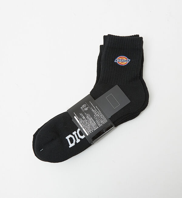 ABAHOUSE「【Dickies/ディッキーズ】3Pロゴ刺繍底パイルＳＥＴ」|ソックス|