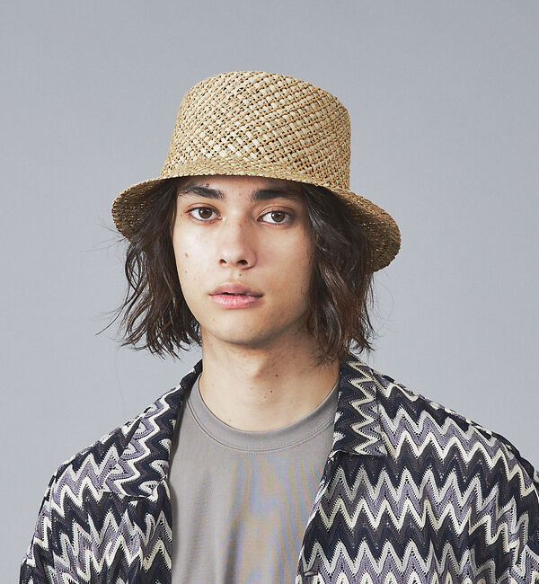 ABAHOUSE「【RUBEN/ルーベン】MIX BUCKET HAT/バケットハット」|その他|キャメル
