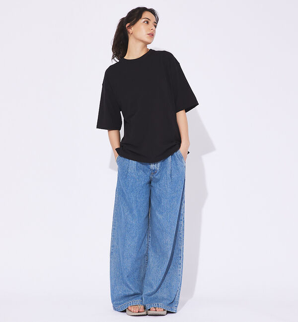 ABAHOUSE「【JEMORGAN ジェイイーモーガン】T/C鹿の子半袖Tシャツ」|Tシャツ・カットソー|