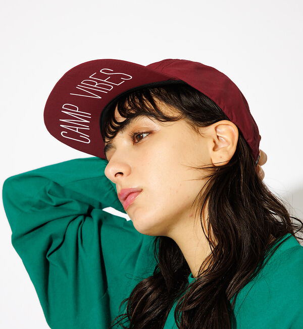 ABAHOUSE「【POLeR/ポーラー】NYLON 5P CAP」|その他|エンジ
